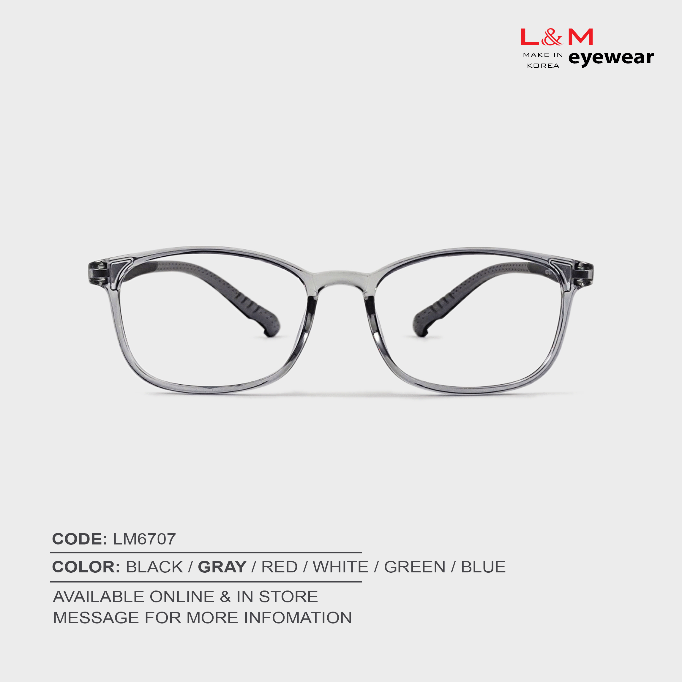 GỌNG KÍNH L&M CẬN / VIỄN / LOẠN - LM6707