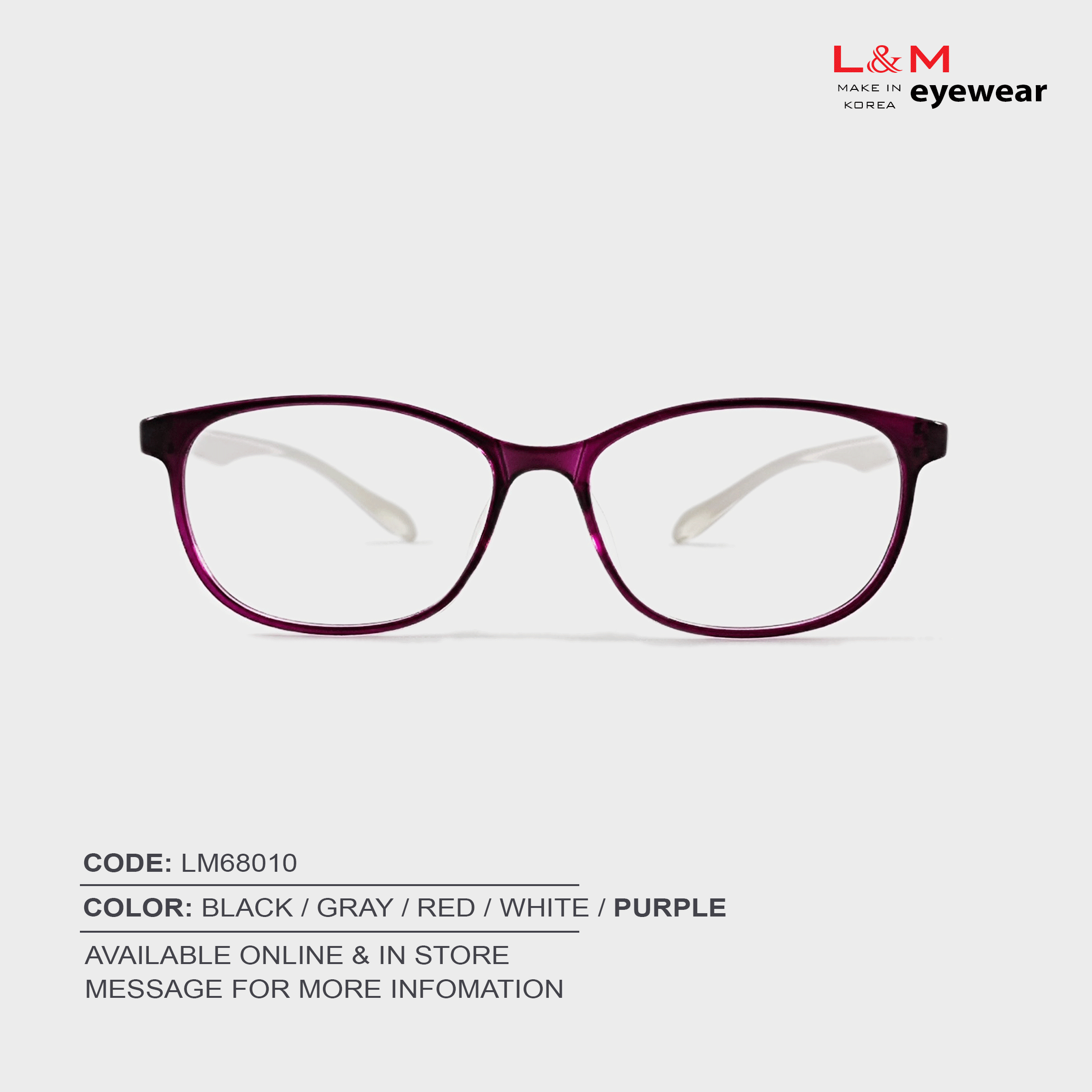 GỌNG KÍNH L&M CẬN / VIỄN / LOẠN - LM68010